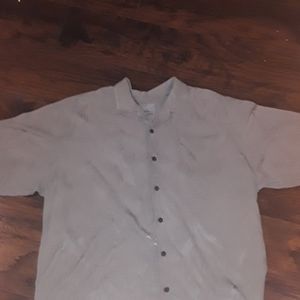 Tommy Bahama Cream Short Slv Button Down
